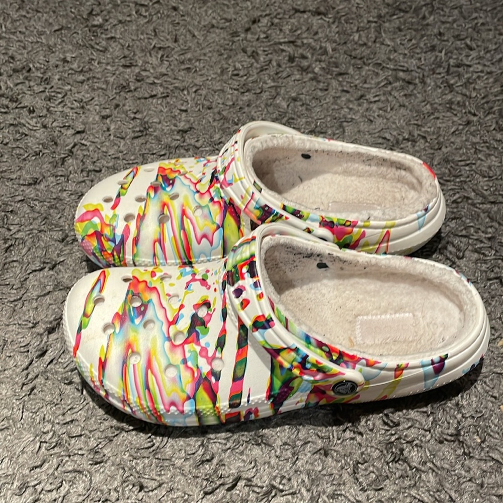 Paint Splatter Crocs View 4